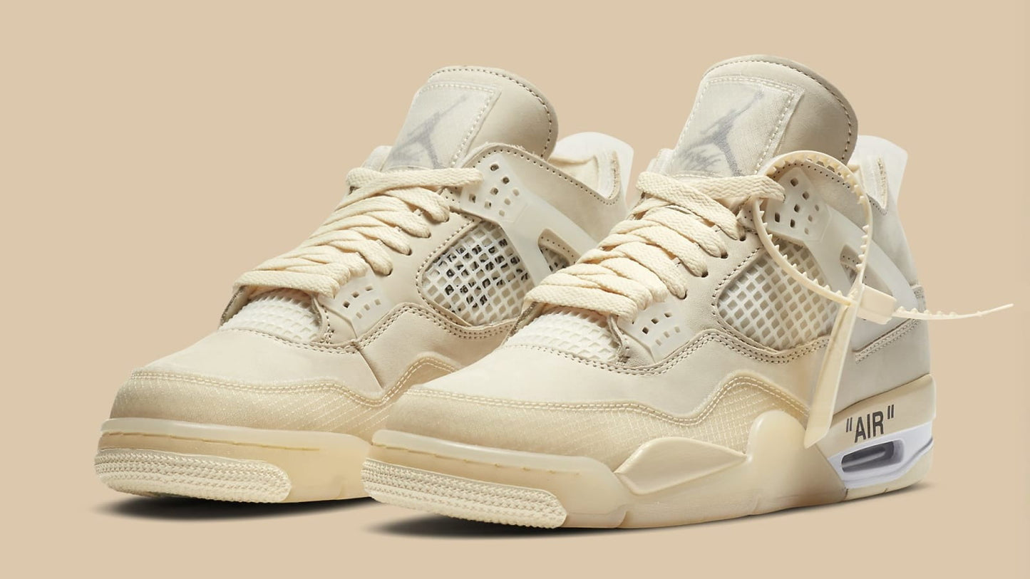 Air Jordan 4 Sail CV9388 Sneakers - Authentic | On-Feet Fire