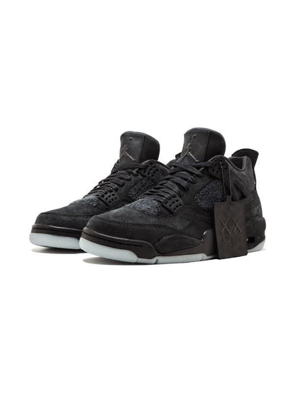 Air Jordan 4 x KAWRS Black Sneakers - Signature Series | Trending Sneakers