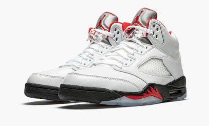 Air Jordan 5 Retro Fire Red Silver Tongue 2020 Sneakers - Pro-Level