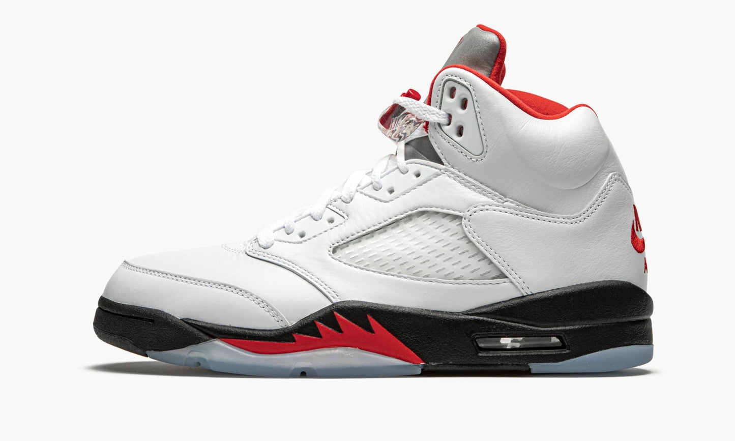 Air Jordan 5 Retro Fire Red Silver Tongue 2020 Sneakers - Pro-Level