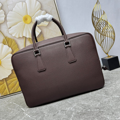 Prada 2026 Sienna Bag Brown Black Calfskin 345782