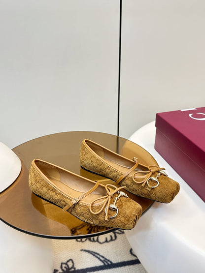 Gucci 2026 Horsebit Ballet Flat 645712