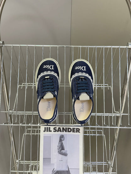 Dior 2026 Saltwind Sneaker Cotton Lace Leather 716769