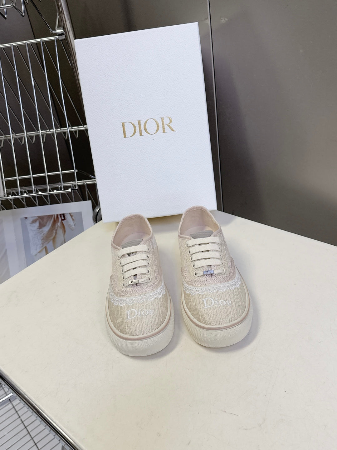 Dior 2026 Saltwind Sneaker Cotton Lace Leather 716769