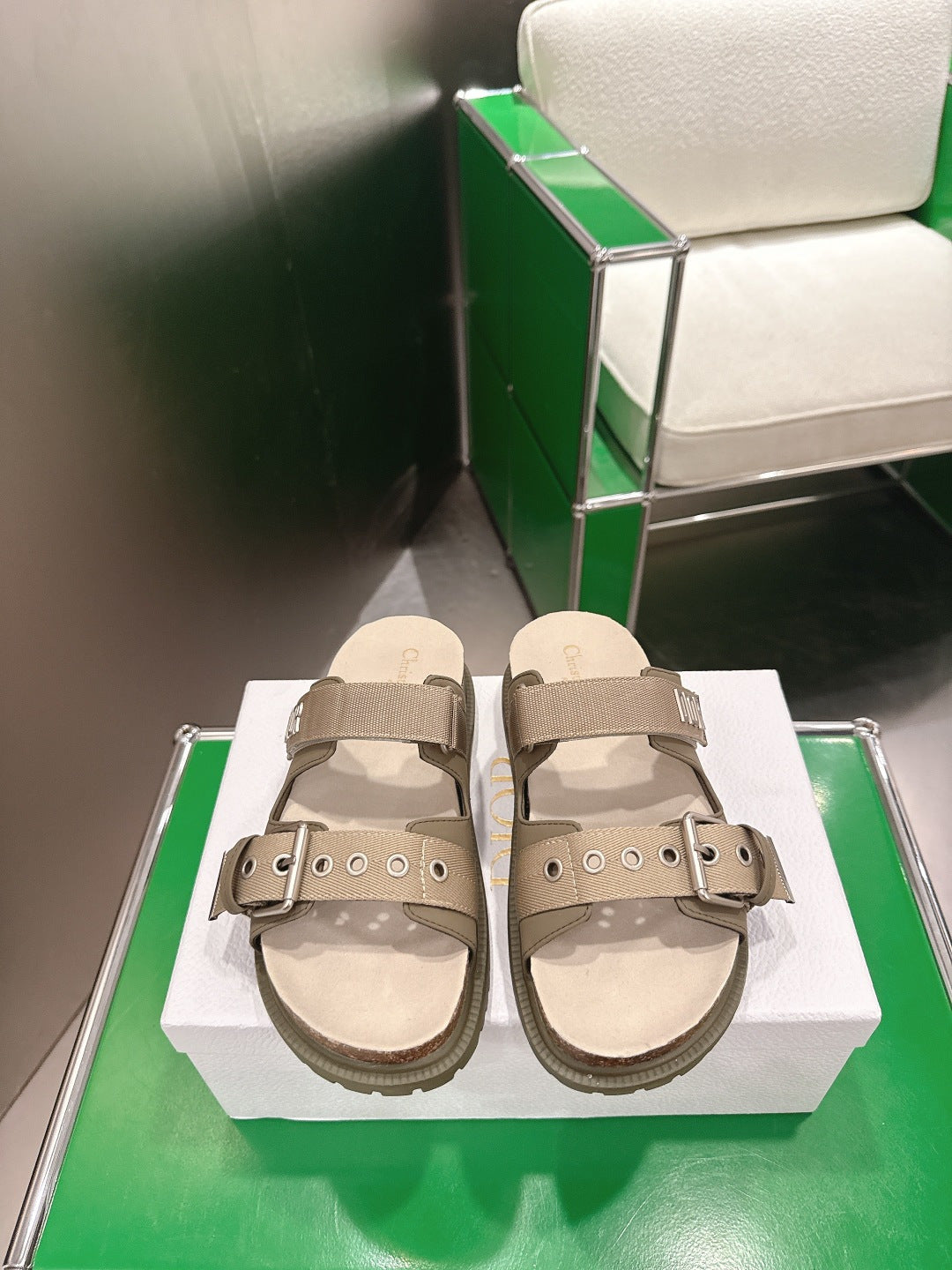 Dior 2026 Act Sandal Fabric Cowhide 718697