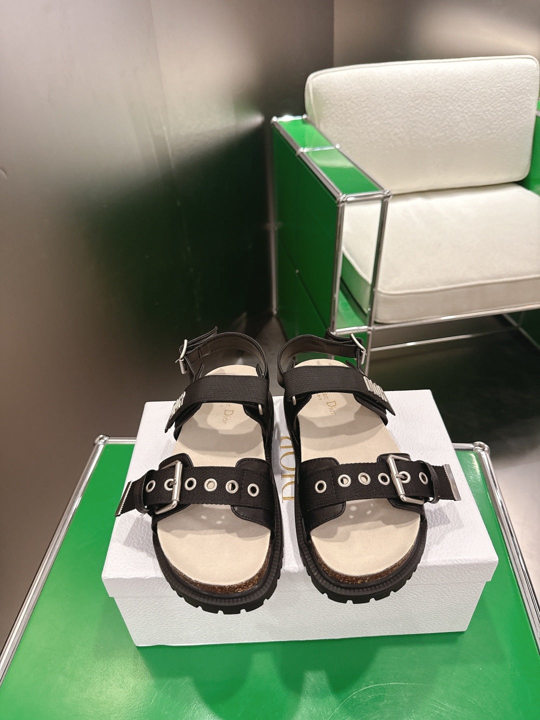 Dior 2026 Dioract Sandal Fabric Cowhide 718705