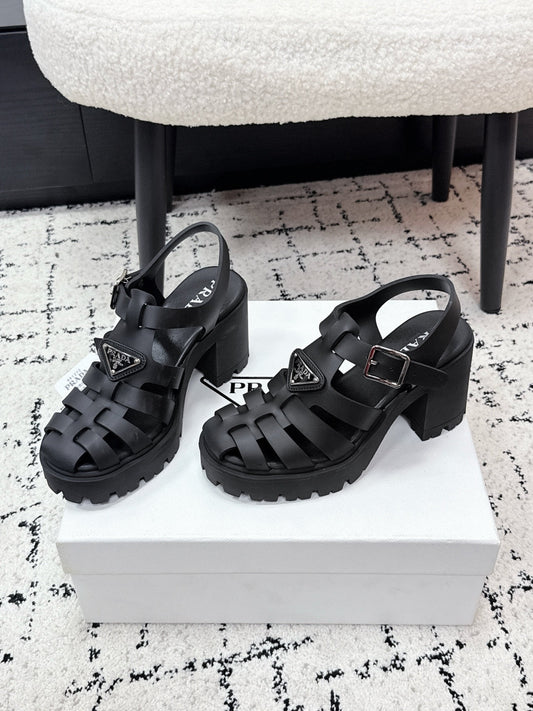 Prada 2026 Monolith Sandals 90mm Rubber 769827
