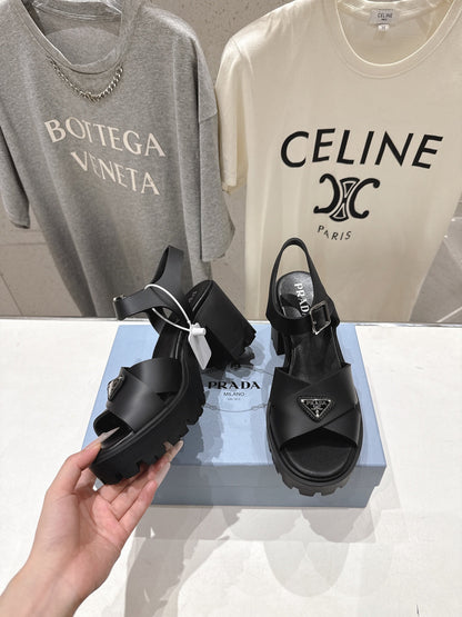 Prada 2026 Sandal 90mm Leather 852708