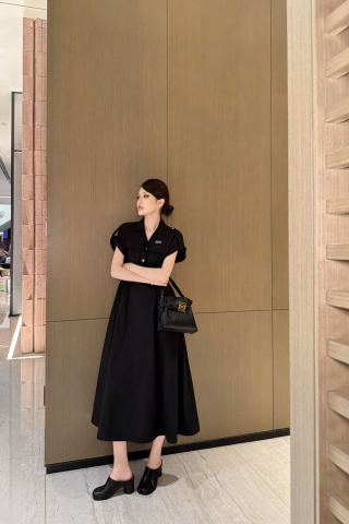 Loewe Utility-Style Midi Dress Cotton 392688