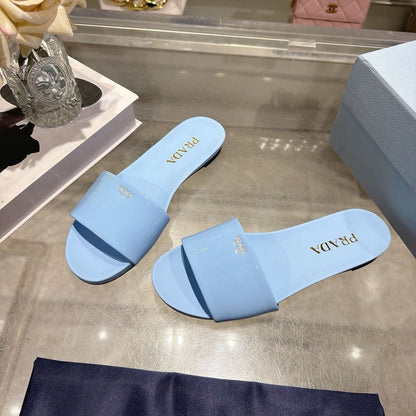Prada 2026 Slide Sandals Patent Leather 782434