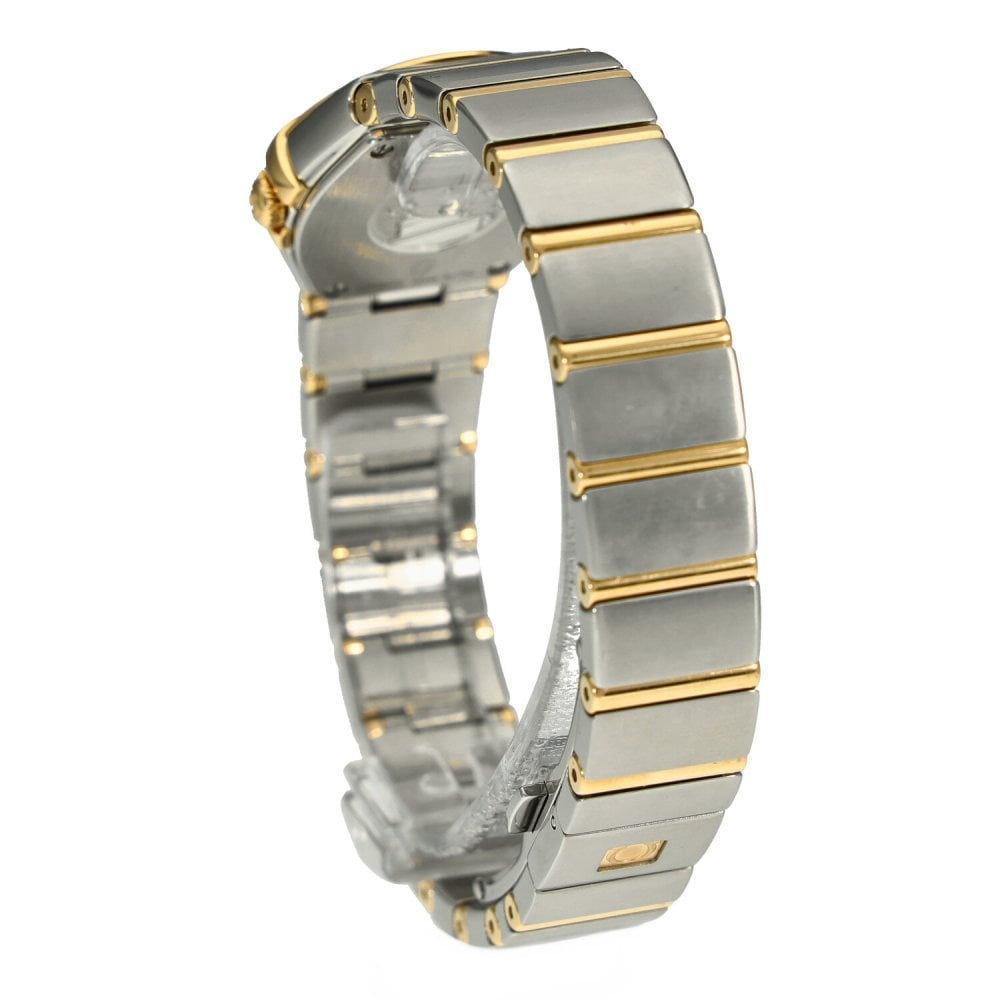 Omega Constellation 27mm Silver Gold White Dial