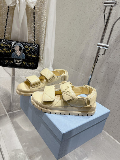 Prada 2026 Monolith Nappa Leather Sandals 762960