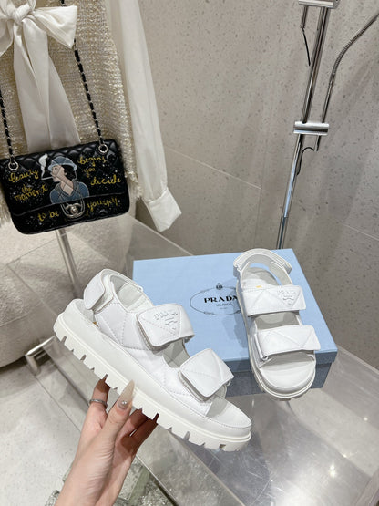 Prada 2026 Monolith Nappa Leather Sandals 762960