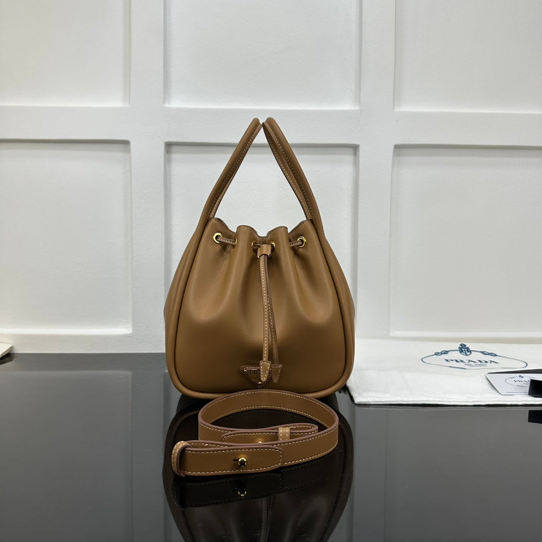 Prada 2026 Darling Bucket Bag 22cm Calfskin