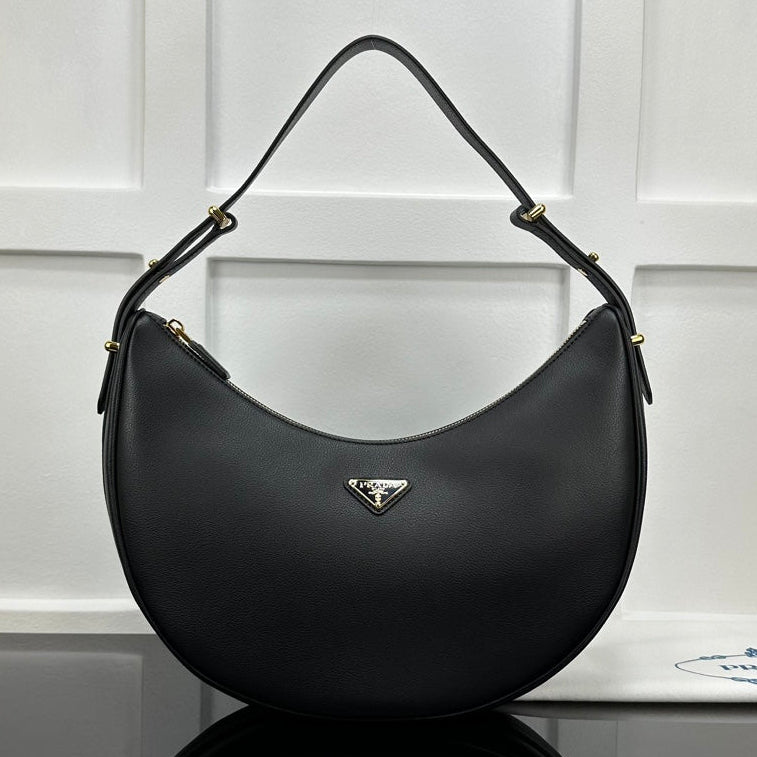 Prada 2026 Arque Shoulder Bag 35cm Calfskin
