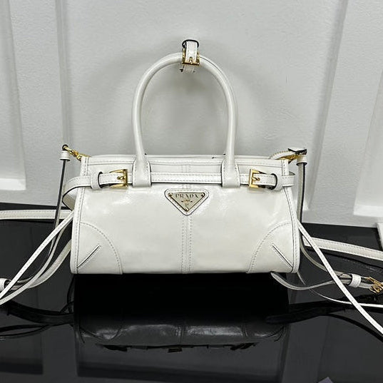 Prada 2026 Bonnie Mini Handbag 24cm Patent Leather