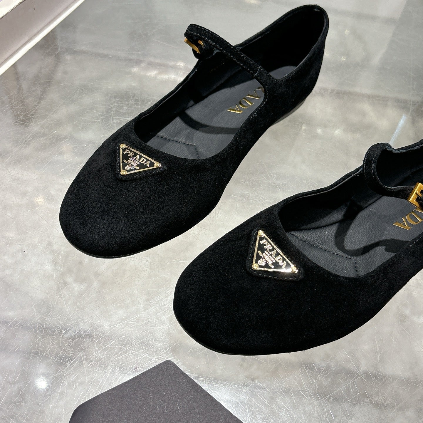 Prada 2026 Ballet Flat Suede Sheepskin 715617