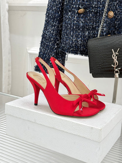 Dior 2026 Bow Heeled Slingback Sandal 607567