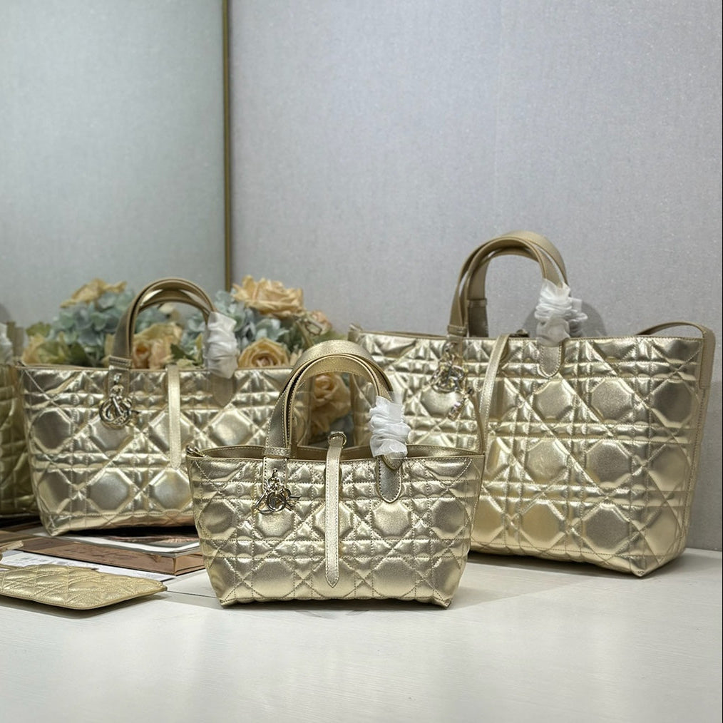 Dior 2026 Toujours Bag Gold Calfskin 288529