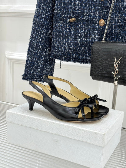 Dior 2026 Bow Heeled Slingback Sandal 607567