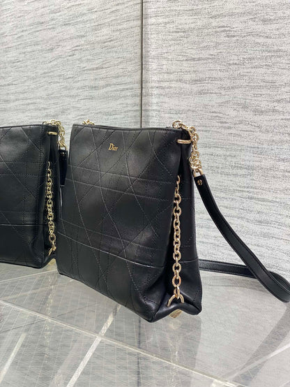 Dior 2026 Trianon Hobo Chain Bag 25cm Lambskin 289175