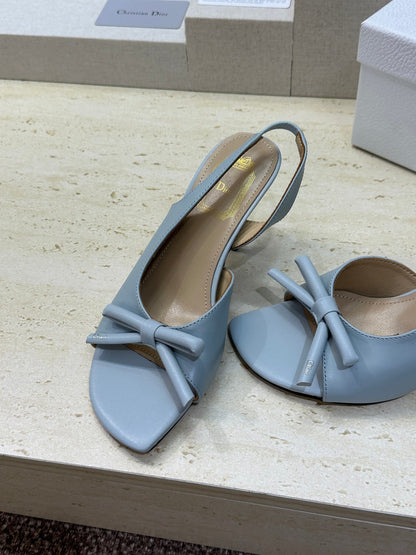 Dior 2026 Bow Heeled Slingback Sandal 607567