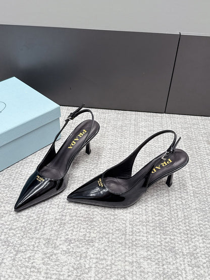 Prada 2026 Slingback 75mm Leather 855685