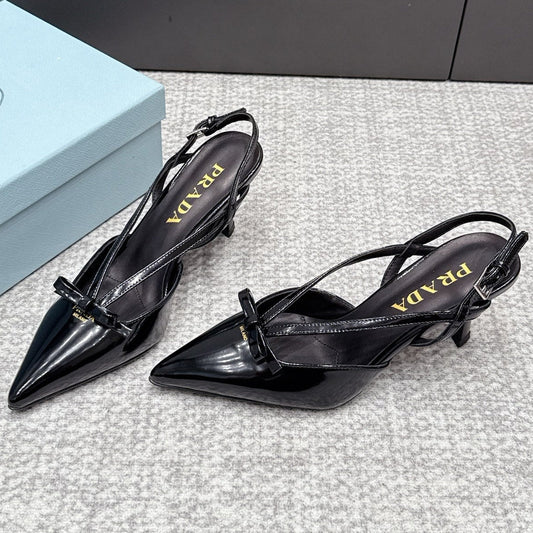 Prada 2026 Slingback 75mm Leather 855695