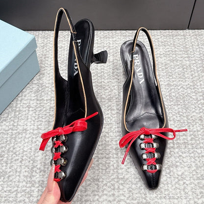 Prada 2026 Slingback 55mm Cowhide 855733