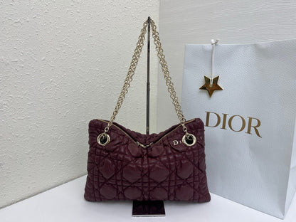 Dior 2026 Milly-La-Foret Bag 33cm Denim and Lambskin 158107