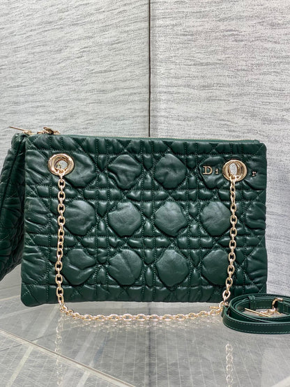 Dior 2026 Crunchy Bag 33cm Cannage Leather 378818