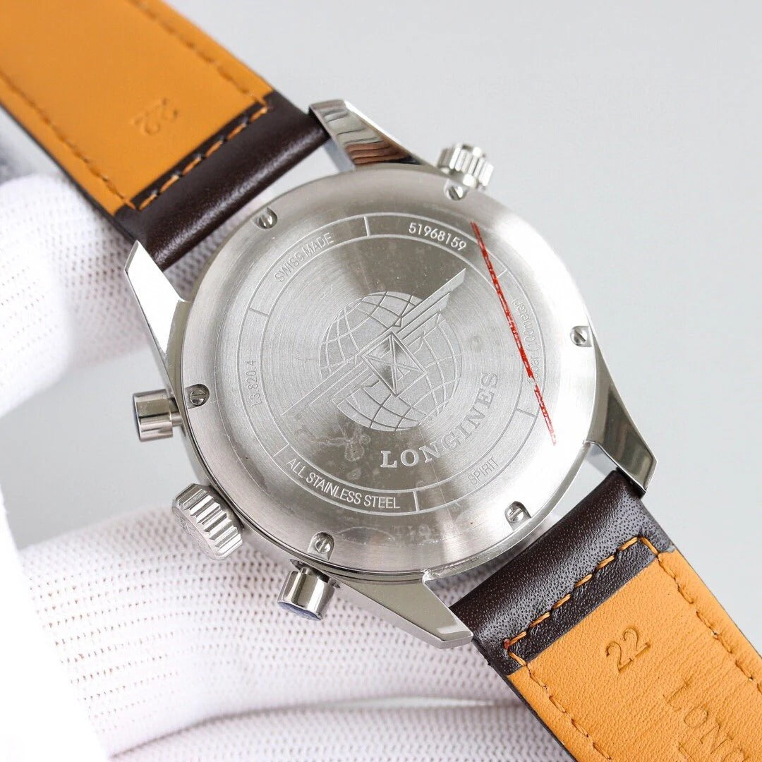 SPIRIT CHRONOGRAPH 42MM STEEL CASE LEATHER