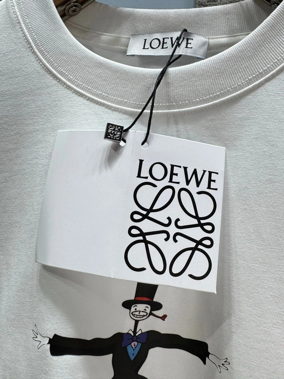 Loewe 26SS Short-sleeved T-shirt White in Cotton 326556