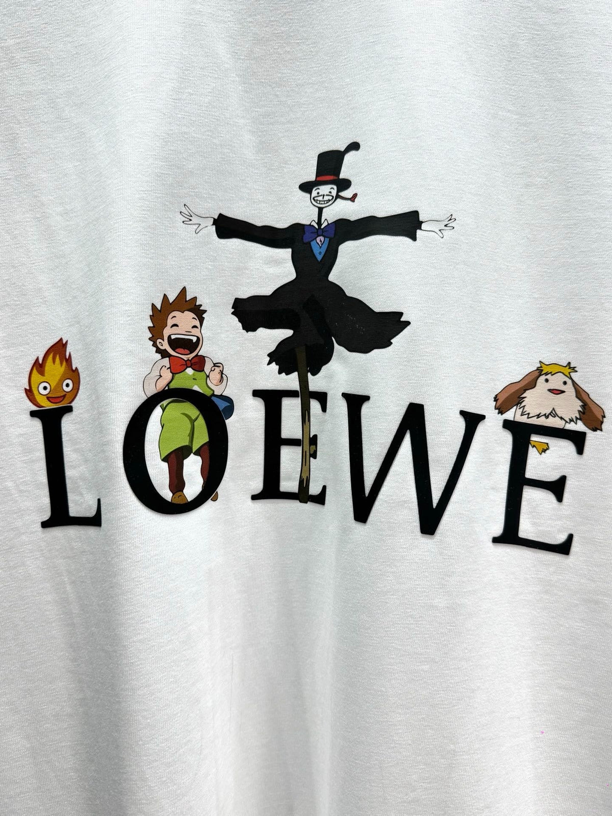 Loewe 26SS Short-sleeved T-shirt White in Cotton 326556