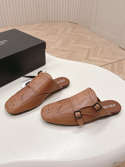 PRA 26S Mule Camel Brown Sheepskin 600581