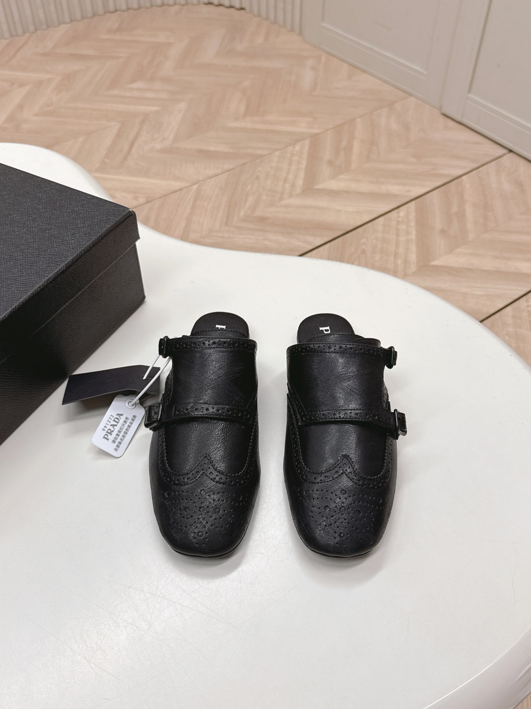 PRA 26S Mule Black Sheepskin 600582