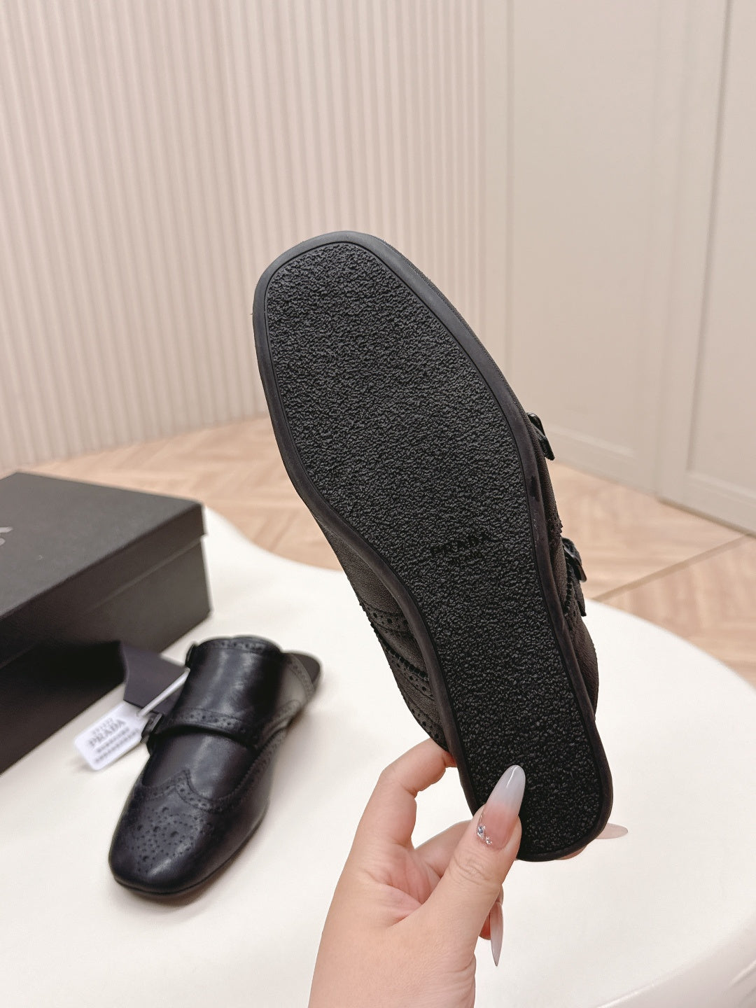 PRA 26S Mule Black Sheepskin 600582