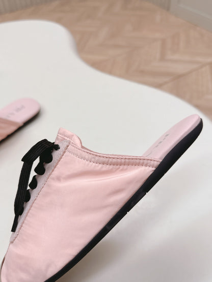 PRA 26S Mule Sneaker Light Pink Sliver Canvas 600622