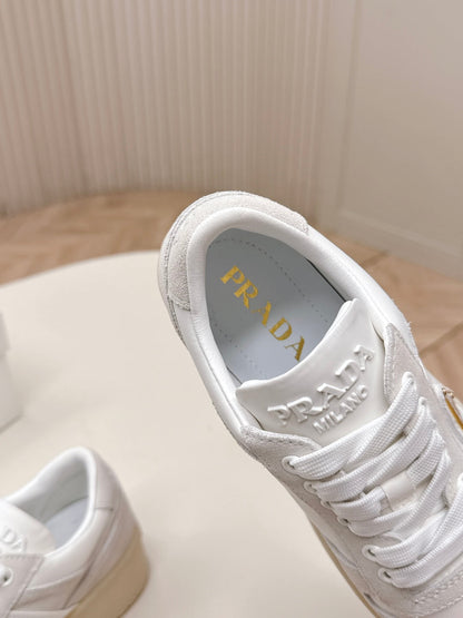 PRA 2026S Platform Sneakers 50 White Cowhide 663497