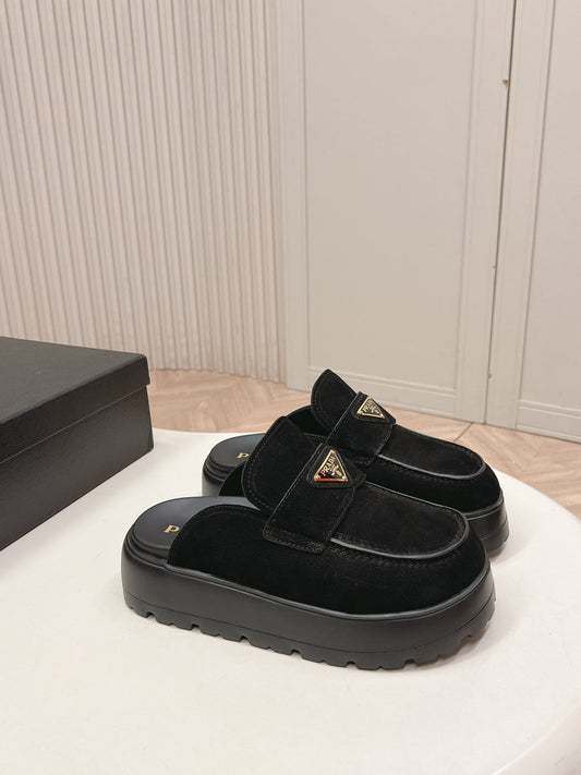 Prada 2026 Mule Grained Leather 847068