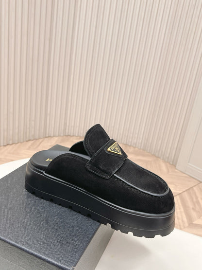 Prada 2026 Mule Grained Leather 847068