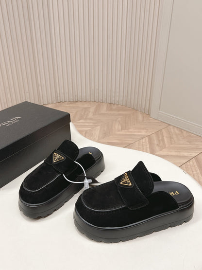 Prada 2026 Mule Grained Leather 847068