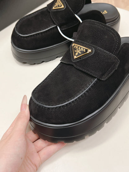 Prada 2026 Mule Grained Leather 847068
