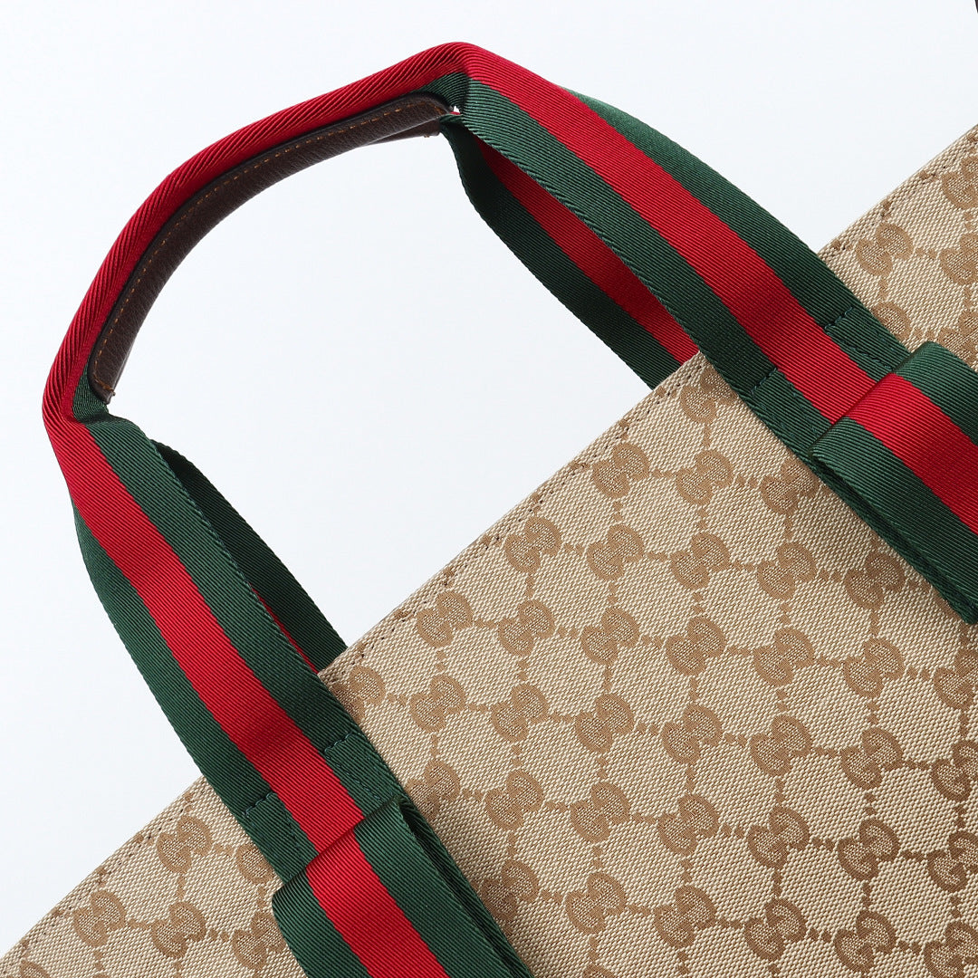 Gucci 2026 Tote Bag 29cm Brown Canvas