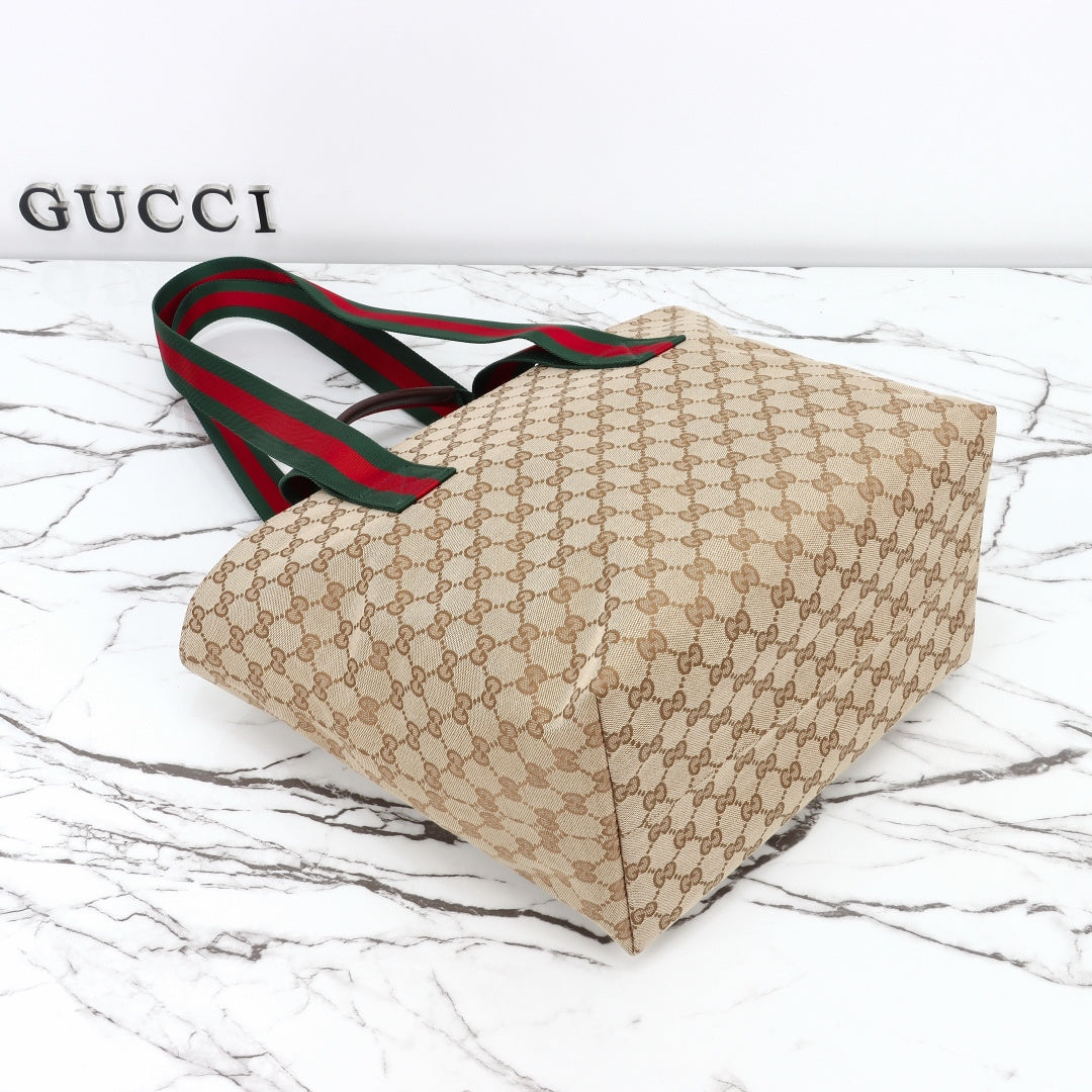 Gucci 2026 Tote Bag 29cm Brown Canvas
