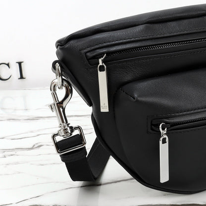 Gucci 2026 Tag Crossbody Bag 30cm Canvas And Calfskin