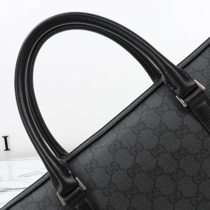 Gucci 2026 Mega Web Trademark Briefcase 38cm Canvas Leather
