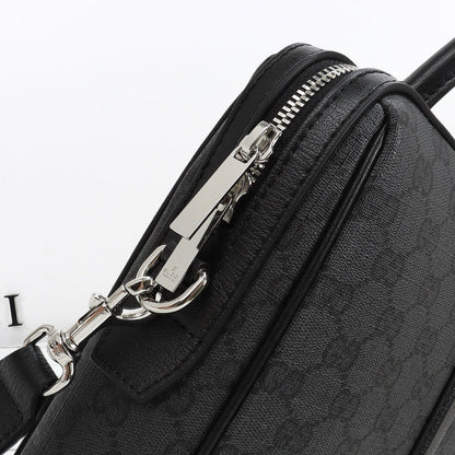 Gucci 2026 Mega Web Trademark Briefcase 38cm Canvas Leather