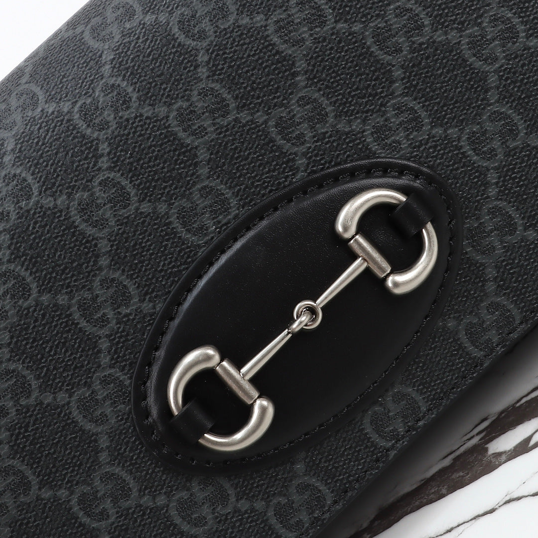 Gucci 2026 Horsebit 1955 Mini Bag 19cm Canvas Leather