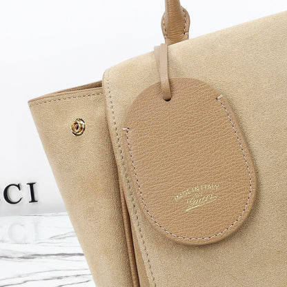 Gucci 2026 Paparazzo Shoulder Bag 37cm Beige Red Green Leather